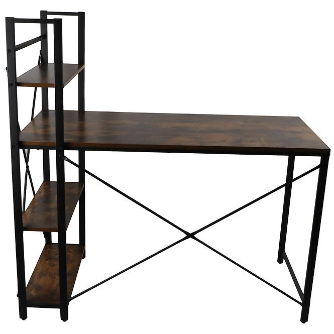 Íróasztal Loft 8635 E dark vintage wood