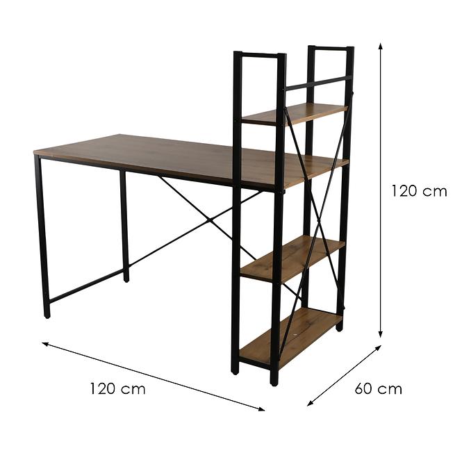Íróasztal Loft 8636 C vintage wood,3
