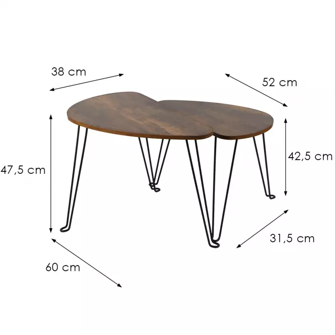 Egy padkészle tLoft 8621 E dark vintage wood