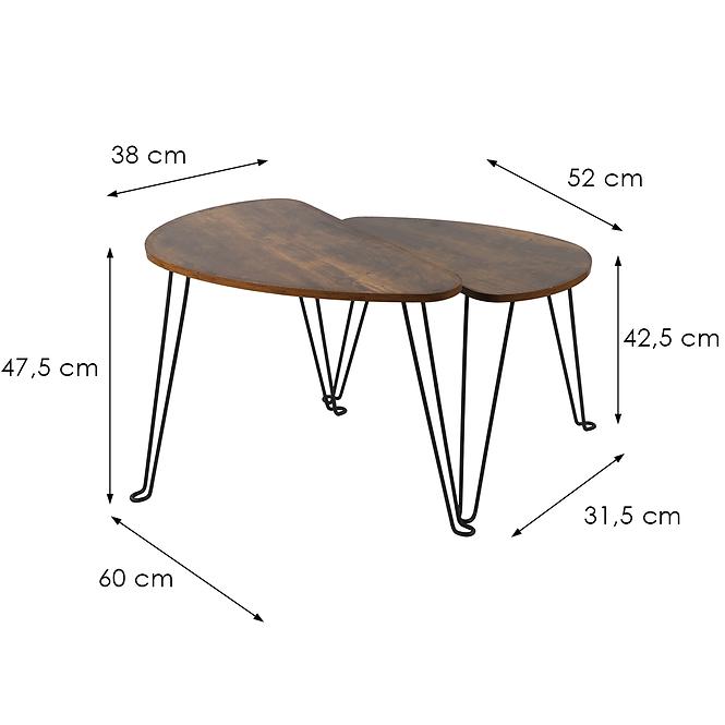 Egy padkészle tLoft 8621 E dark vintage wood
