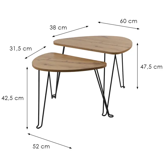 Egy padkészlet Loft 8647 C vintage wood,2