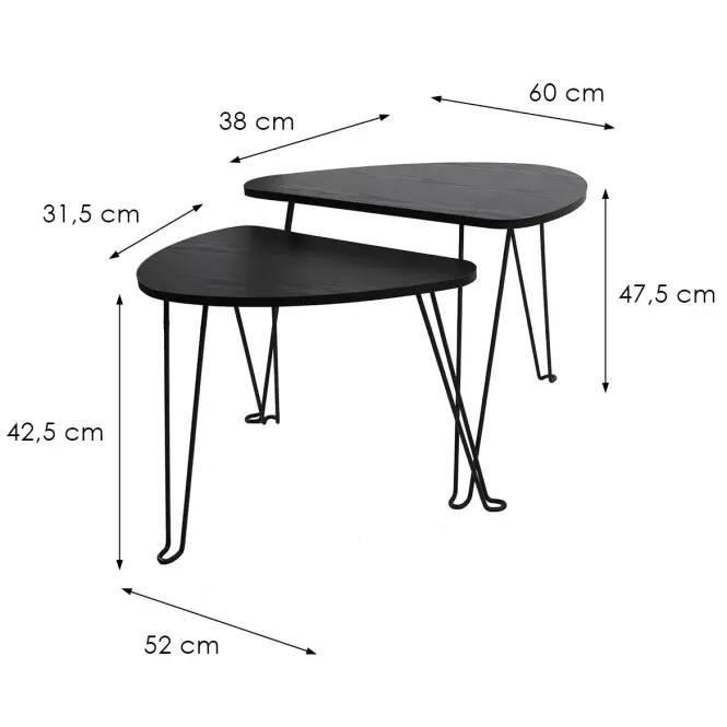 Egy padkészlet Loft 8622 H black,2