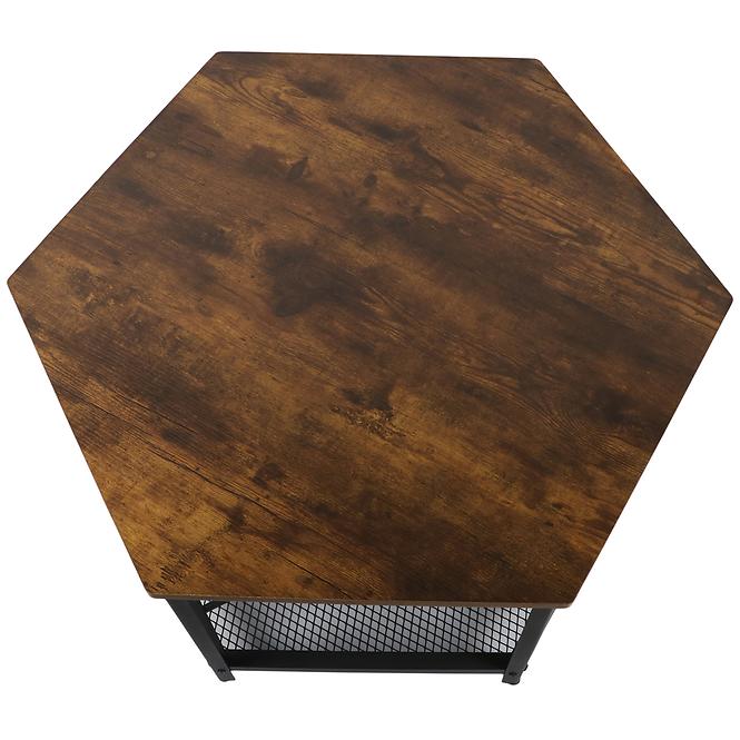 Dohányzóasztal Loft 8628 E dark vintage wood
