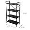 Regál Loft 8639 H black,2