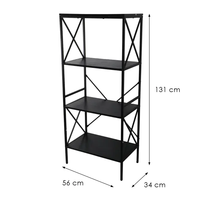 Regál Loft 8630 E black