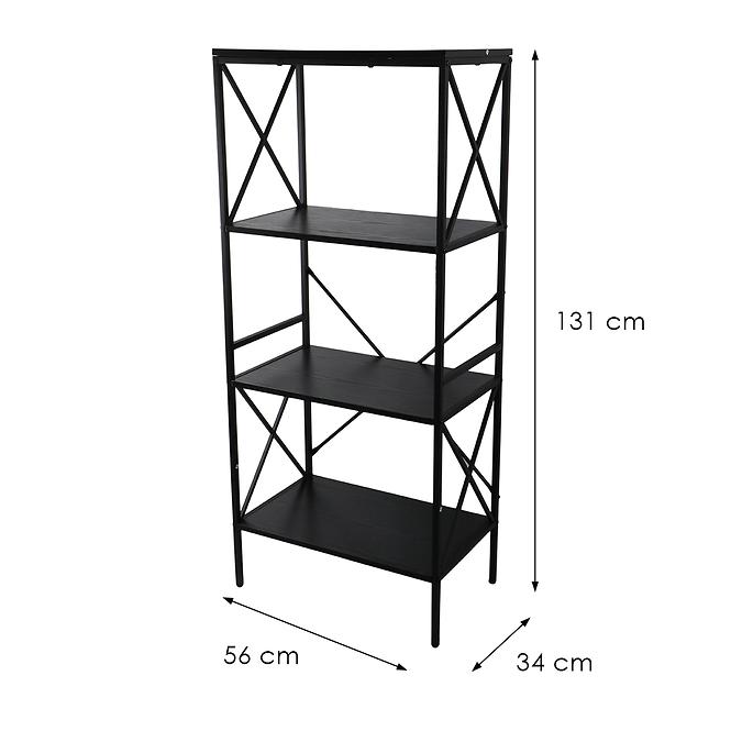Regál Loft 8630 E black,2