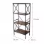 Regál Loft 8631 H dark vintage wood,2