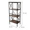 Regál Loft 8631 H dark vintage wood,2