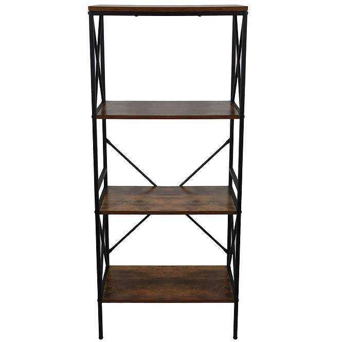 Regál Loft 8631 H dark vintage wood