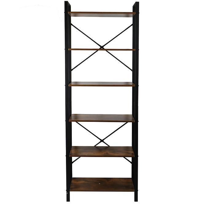 Regál Loft 8640 E dark vintage wood