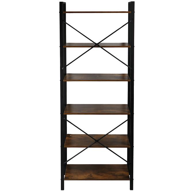 Regál Loft 8640 E dark vintage wood