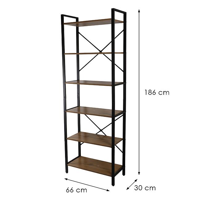Regál Loft 8641 C vintage wood
