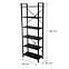 Regál Loft 8642 H black,2