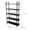 Regál Loft 8644 H black,2