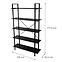 Regál Loft 8644 H black,2