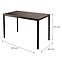 Asztal Loft 8632 E dark vintage wood,2