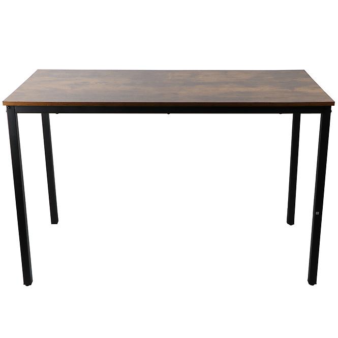 Asztal Loft 8632 E dark vintage wood