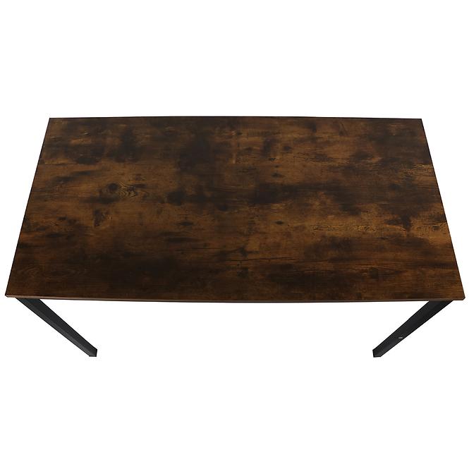 Asztal Loft 8632 E dark vintage wood