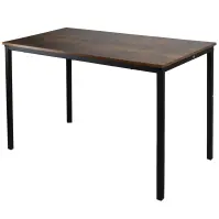 Asztal Loft 8632 E dark vintage wood