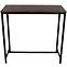 Asztal Loft 8634 E dark vintage wood,4