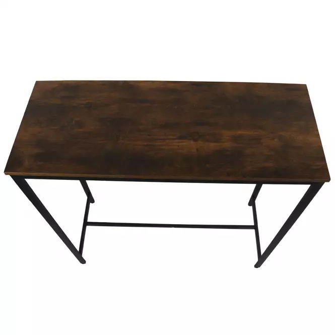 Asztal Loft 8634 E dark vintage wood