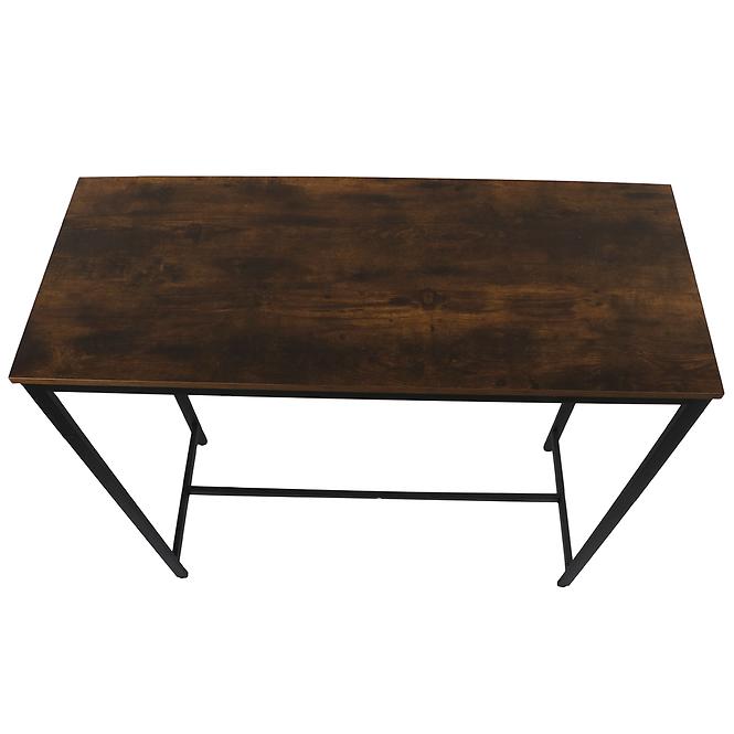 Asztal Loft 8634 E dark vintage wood