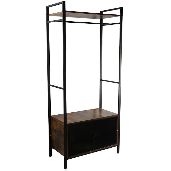Előszobafal Loft 8645 E dark vintage wood