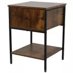 Éjjeliszekrény Loft 8624 E dark vintage wood