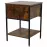 Éjjeliszekrény Loft 8624 E dark vintage wood