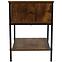 Éjjeliszekrény Loft 8624 E dark vintage wood,4