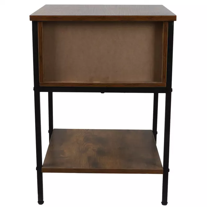 Éjjeliszekrény Loft 8624 E dark vintage wood,5