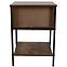 Éjjeliszekrény Loft 8624 E dark vintage wood,5