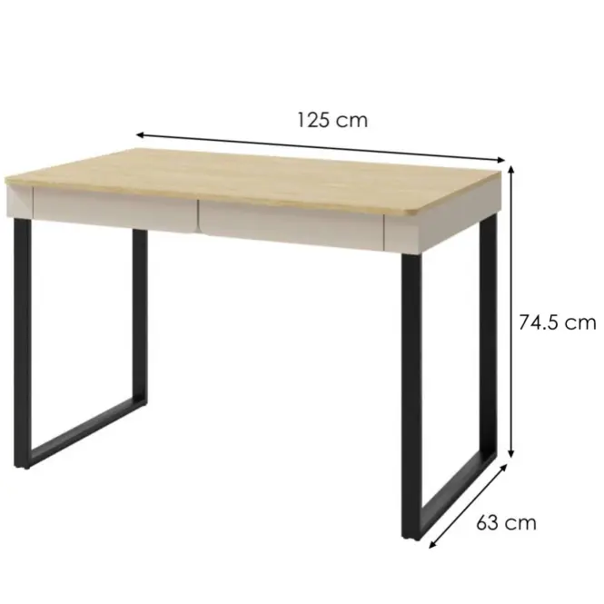 Íróasztal Luca LC11 bézs/tölgy