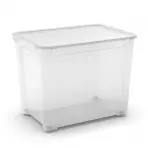 Tartály fedővel 70l 254725 átlátszó