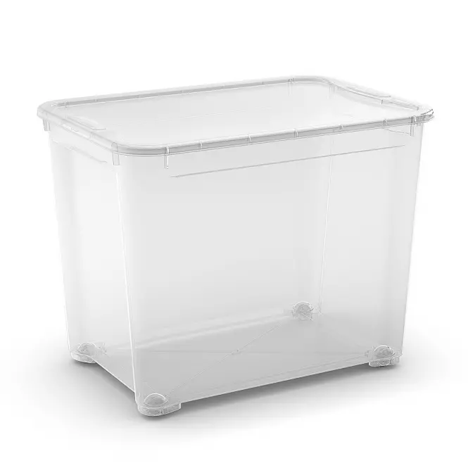 Tartály fedővel 70l 254725 átlátszó