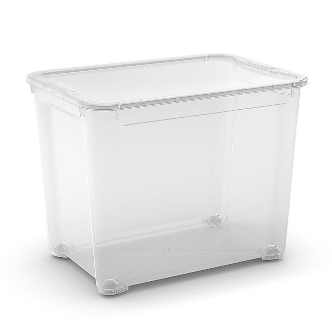Tartály fedővel 70l 254725 átlátszó