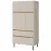 Vitrin Luca LC5 2S4D bézs/tölgy