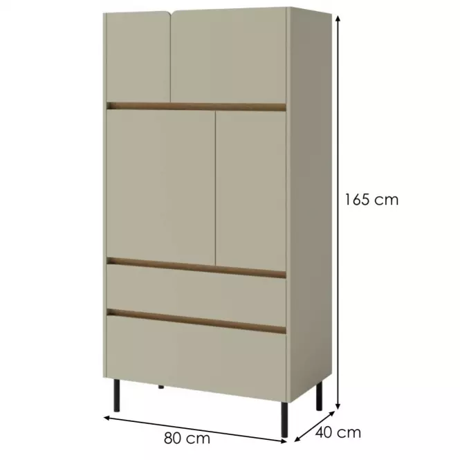 Vitrin Luca LC5 2S4D eukaliptusz/tölgy baltic,2