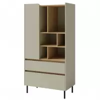 Vitrin Luca LC6 2S1D eukaliptusz/tölgy baltic