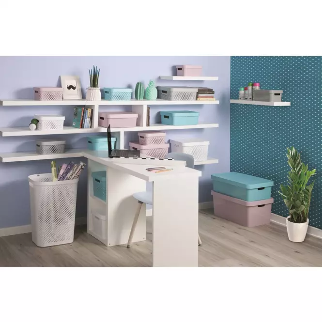 Infinity tartály fedővel 11l 229167 fehér,3