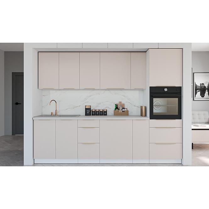 Ajtó mosogatógéphez Nicea 713x446 bézs homok