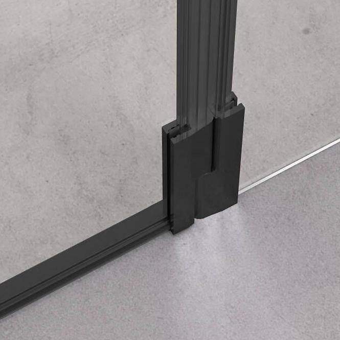 Zuhanykabin Bravo 100x80x195 black