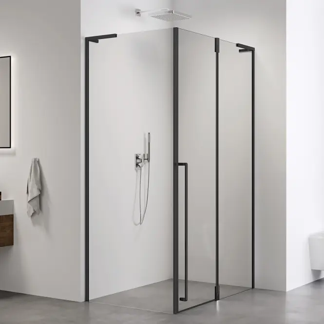 Zuhanykabin Bravo 100x80x195 black