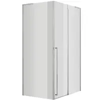 Zuhanykabin Bravo 100x80x195 króm