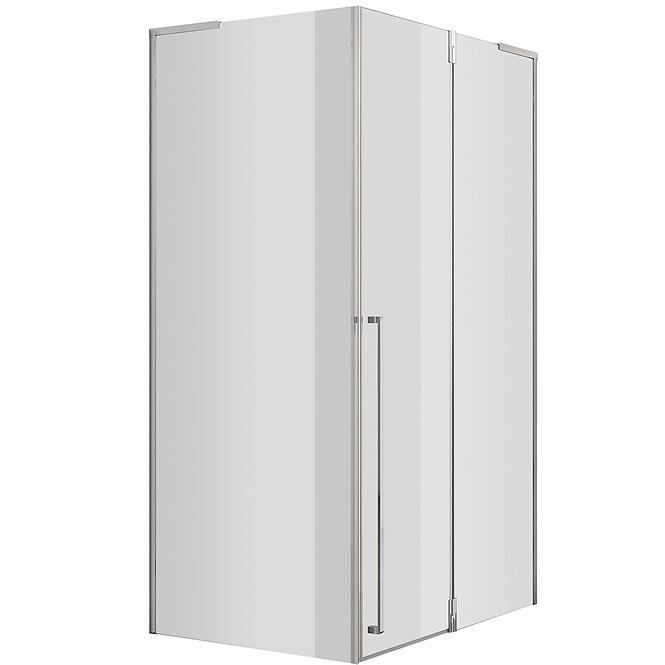 Zuhanykabin Bravo 100x80x195 króm
