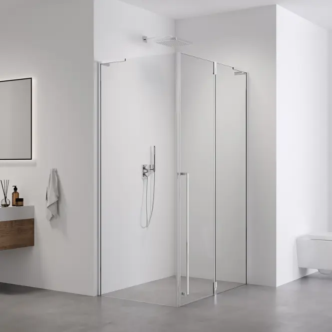 Zuhanykabin Bravo 100x80x195 króm