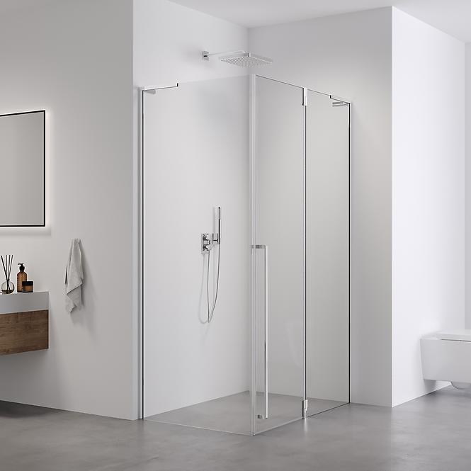 Zuhanykabin Bravo 100x80x195 króm