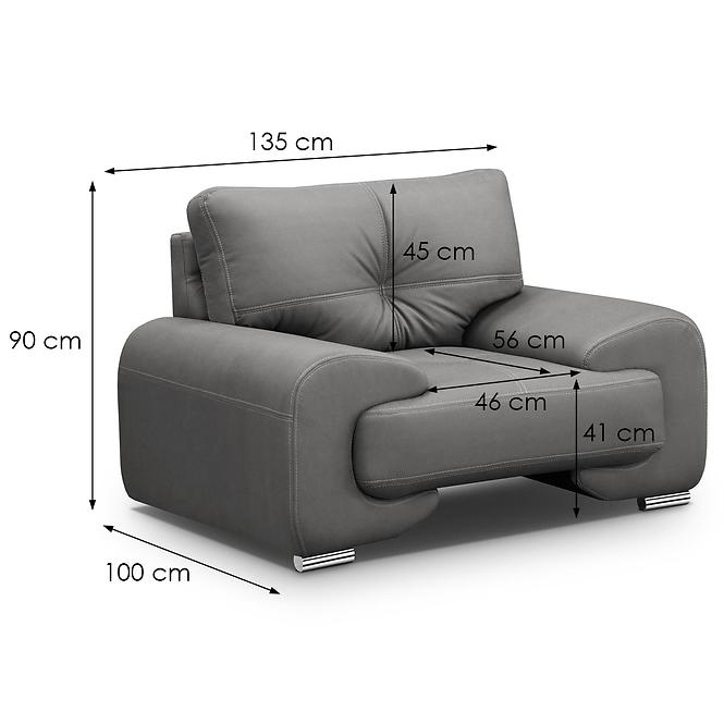 Ülőgarnitúra szett Omega Lux New 3+2+1 Vega 88