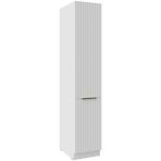 Konyhaszekrény Tuluza 40DK-210 2F fehér mat lamel