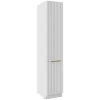 Konyhaszekrény Tuluza 40DK-210 2F fehér mat lamel